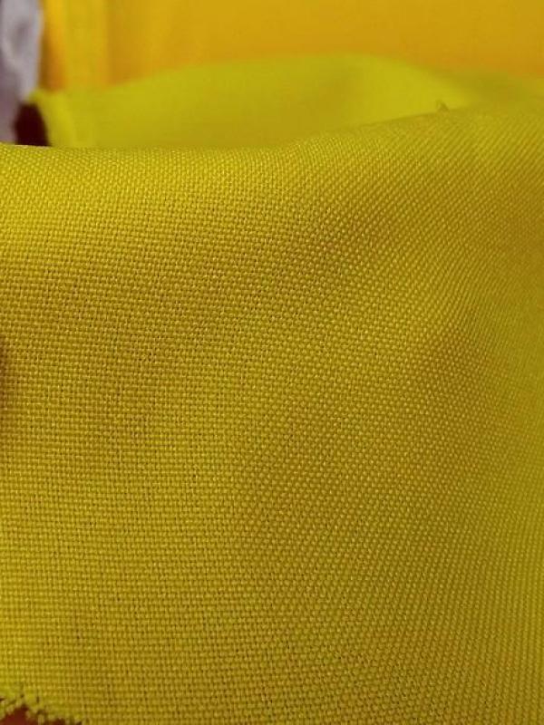 Tissu polyester burlington jaune citron 3 