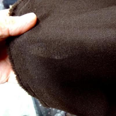Tissu polyester burlington marron chocolat noir 3 