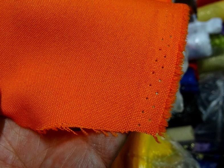 Tissu polyester burlington orange 3
