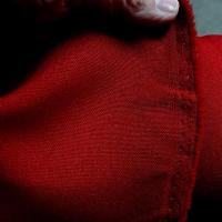 Tissu polyester burlington rouge coquelicot 5 