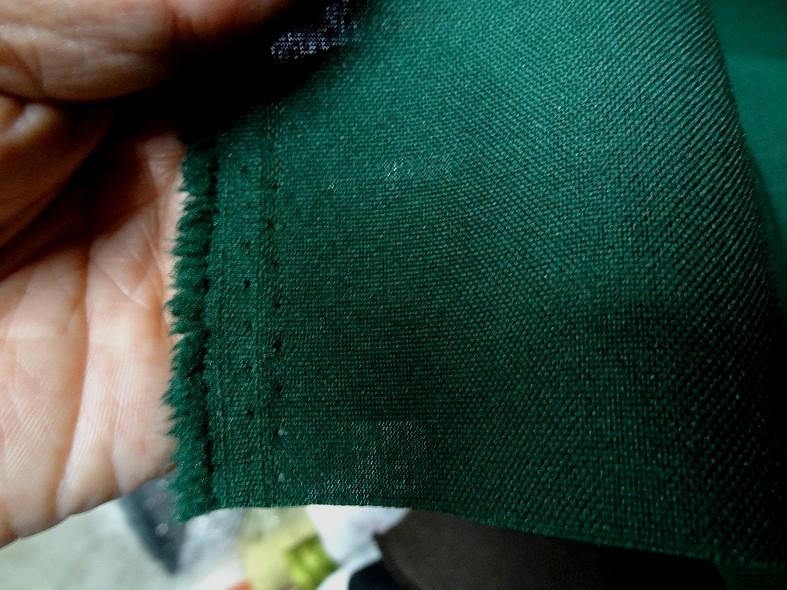 Tissu polyester burlington vert sapin 3 