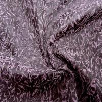 Tissu stretch relief magma noir et lilas 1 