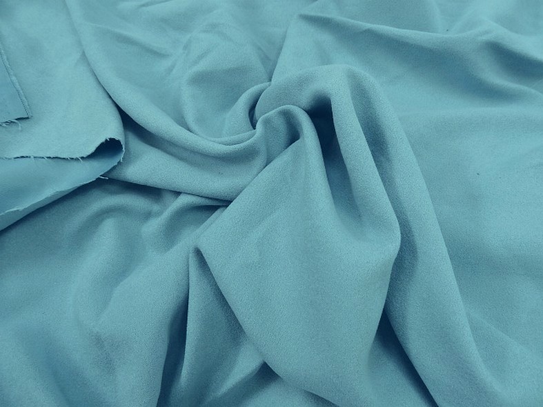 Tissu suedine bleu ciel 1