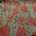 Tissu voile froisse plisse grosses fleurs 2