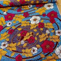 Tissu wax imprime spirale de fleurs pg 4