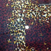 Tissu wax motif leopard
