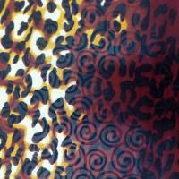 Tissu wax motif leopard