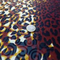 Tissu wax motif leopard