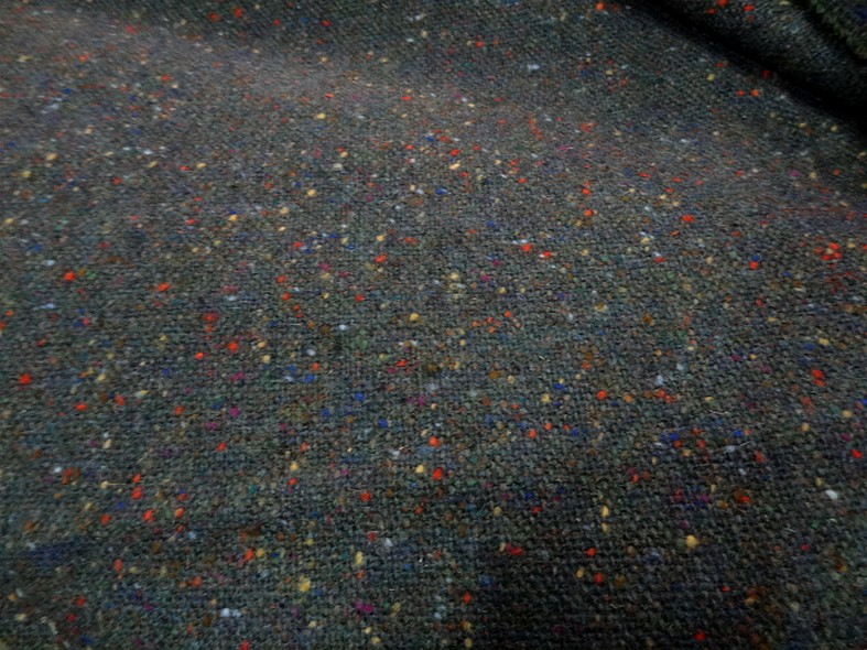 Tissus de laine bleu petrole chine