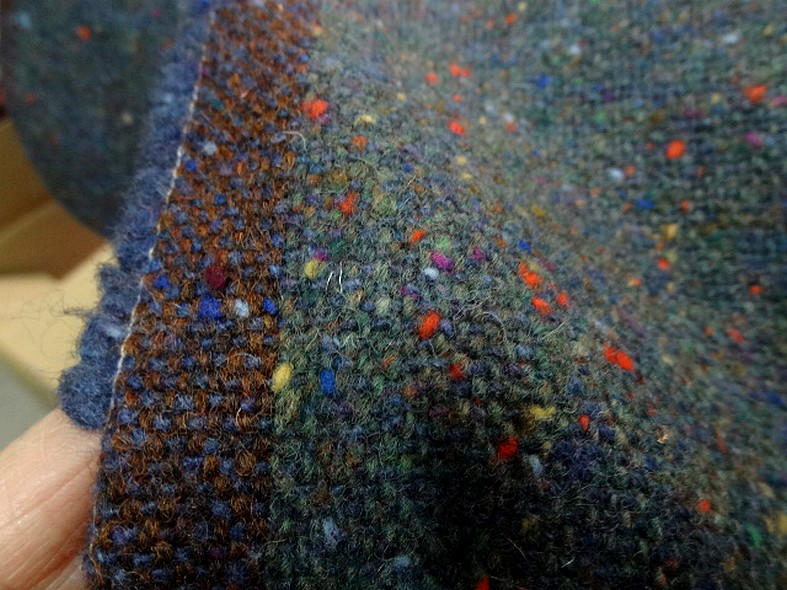 Tissus de laine bleu petrole chine 3