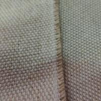 Toile coton et jute teinte ecru chine 1