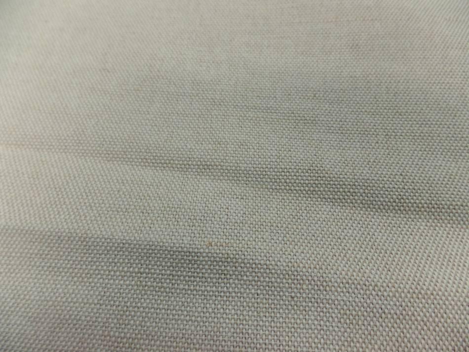 Toile coton et jute teinte ecru chine 4