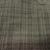 Toile coton faconne beige noir109