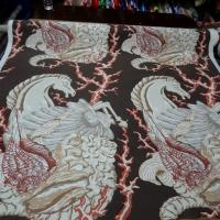 Toile coton imprimee chevaux 2