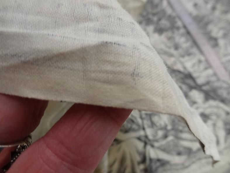 Toile de jouy matin midi soir fond ecru motifs noirs 5