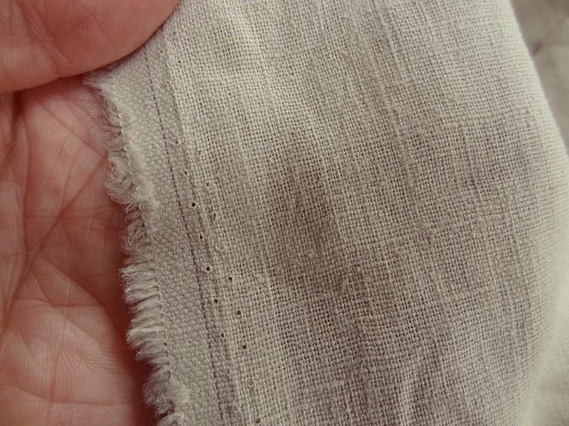 Toile de lin beige clair 3