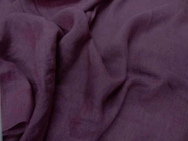 Toile de lin lie de vin 3