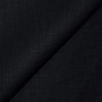 Toile de lin noire 100 lin0