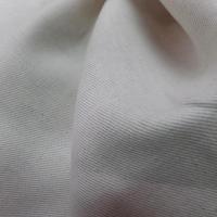 Toile de lin sergee blanc casse 2