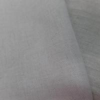 Toile de lin sergee blanc casse 3