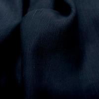 Toile de lin teinte bleu encre 2 