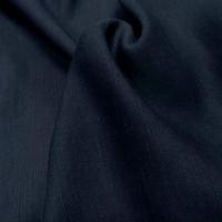Toile de lin teinte bleu encre 3 