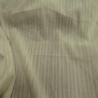 Toile fine coton et lin melanges tissage lache et serre creme chine 1