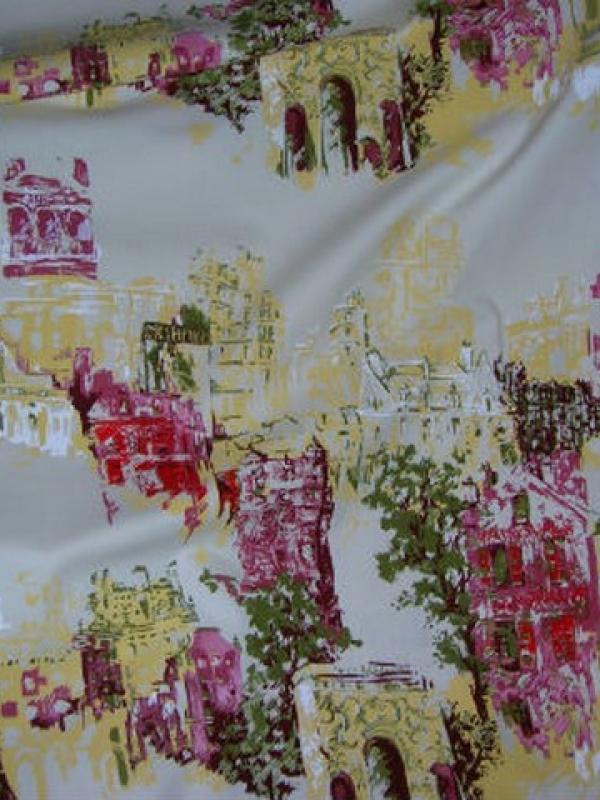 Toile jouy vue montmartre en 2 80m de large 1 