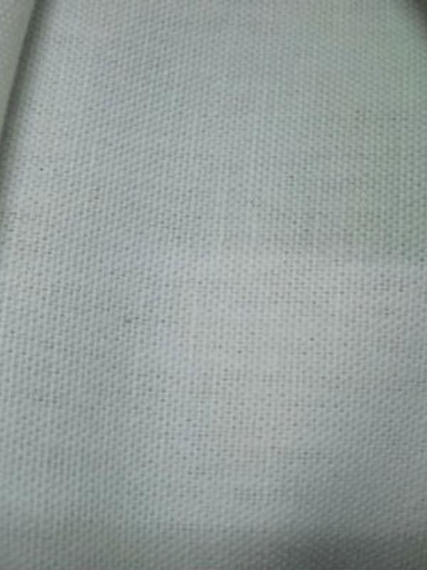 Toile legere coton blanc casse 1 