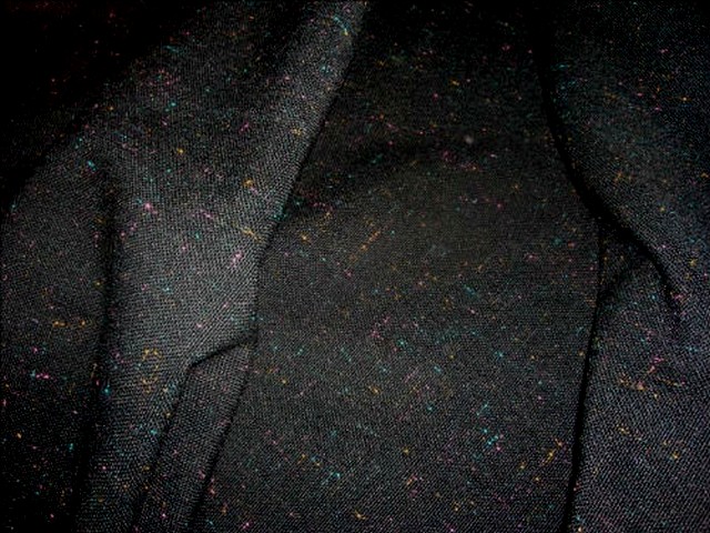 Toile noire chinee tweed