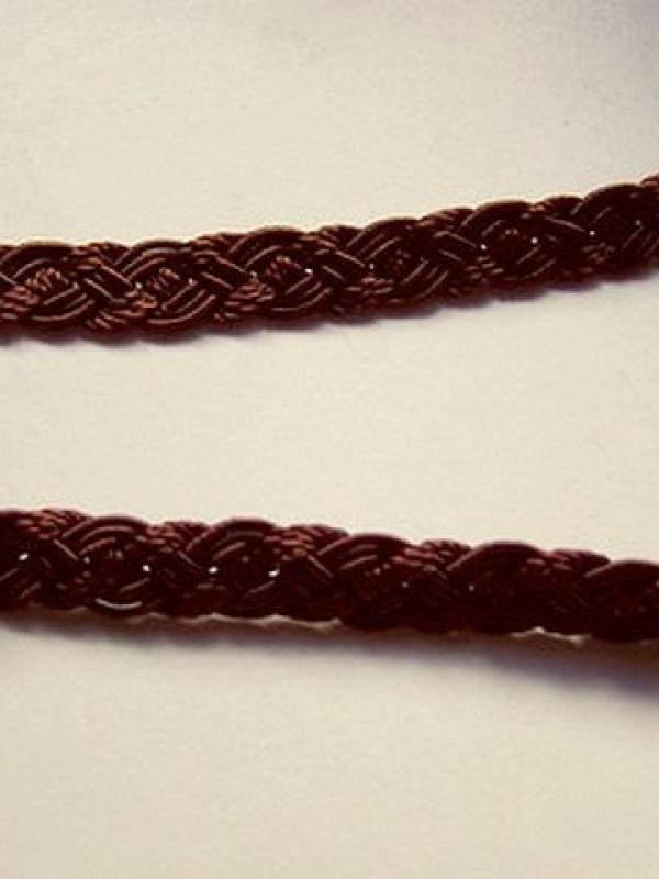 Tresse rayonne marron caramel 