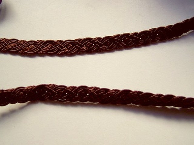 Tresse rayonne marron caramel