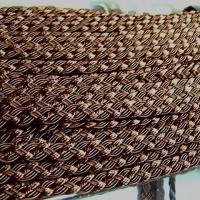 Tresse rayonne marron caramel 1