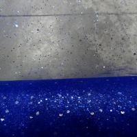 Tulle bleu saphir paillettes projetees 2