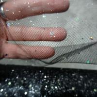 Tulle noir paillettes projetees 1
