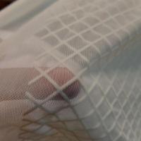 Tulle resille lycra ecru motif croisillons 3 