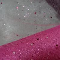 Tulle rose paillettes projetees 