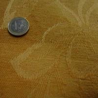 Velours coton ameublement façonné jaune orange 3