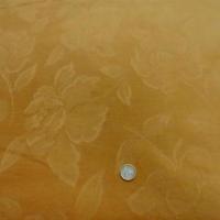 Velours coton ameublement façonné jaune orange 4