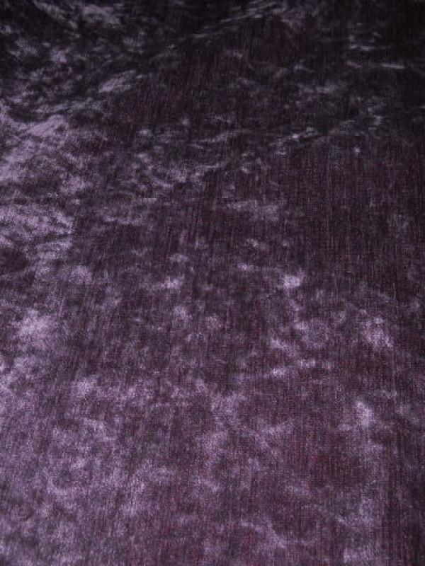 Velours d ameublement chenille violet 1