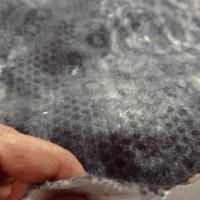 Velours de coton ras imprime tons gris 2 
