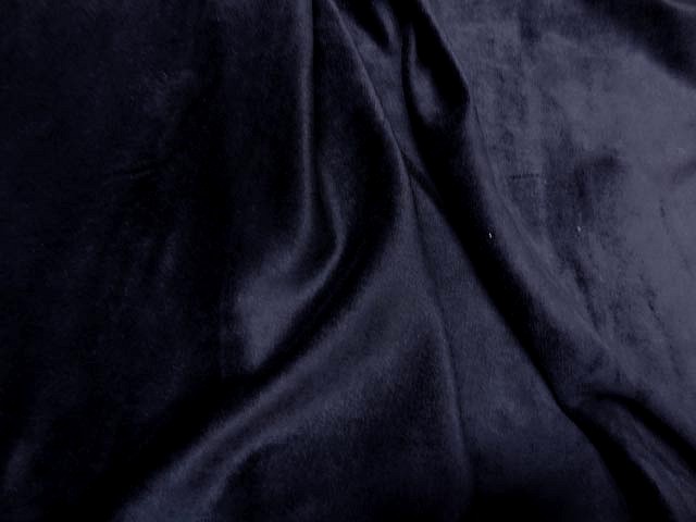 Velours eponge bleu marine1