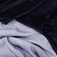 Velours eponge bleu marine2