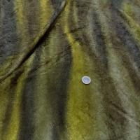 Velours fin teintes kakis fondues en rayures 2 