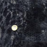 Velours gris bleute degrade motif dentelle 1 