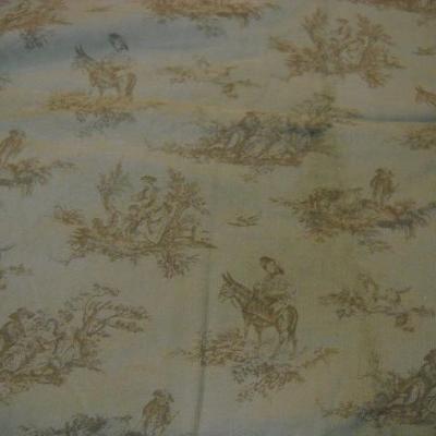 Velours impression toile de jouy 1 