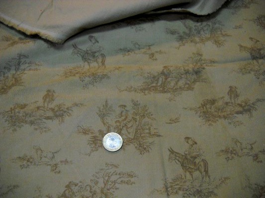 Velours impression toile de jouy 3