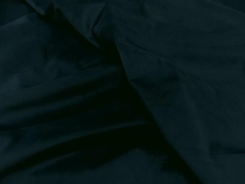 Velours lisse bleu petrole fonce 3