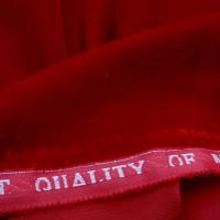 Velours micro fibre rouge groseille 3 