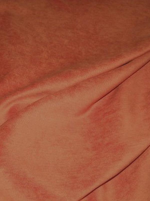 Velours orange rouille 1 